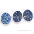 Lolite cor natural Druzy Gemstone para jóias